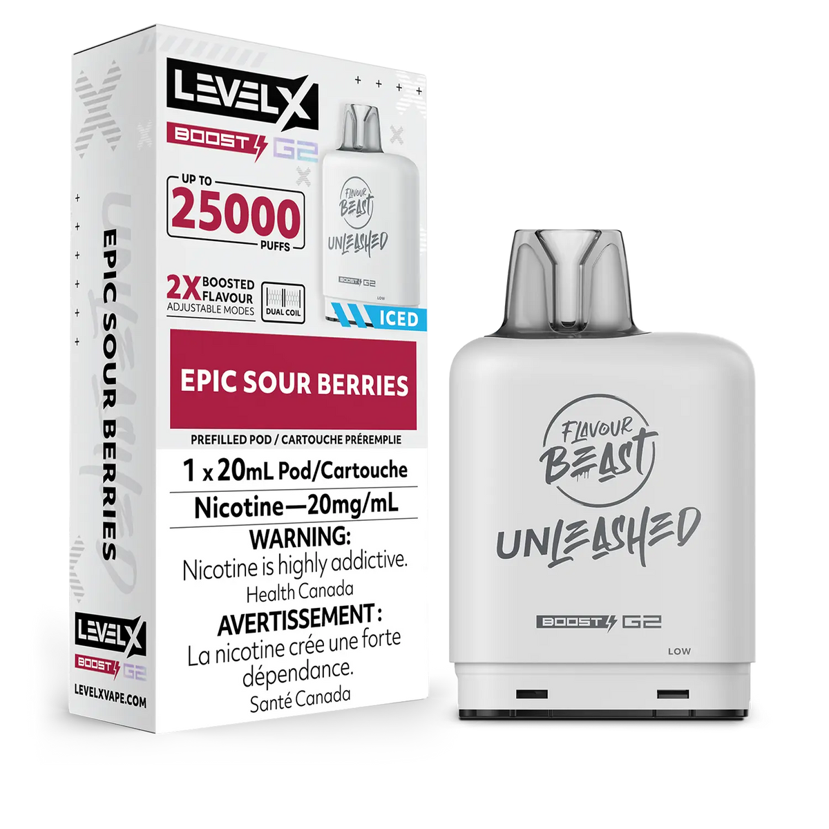 Level X Boost Pod Unleashed Epic Sour Berries