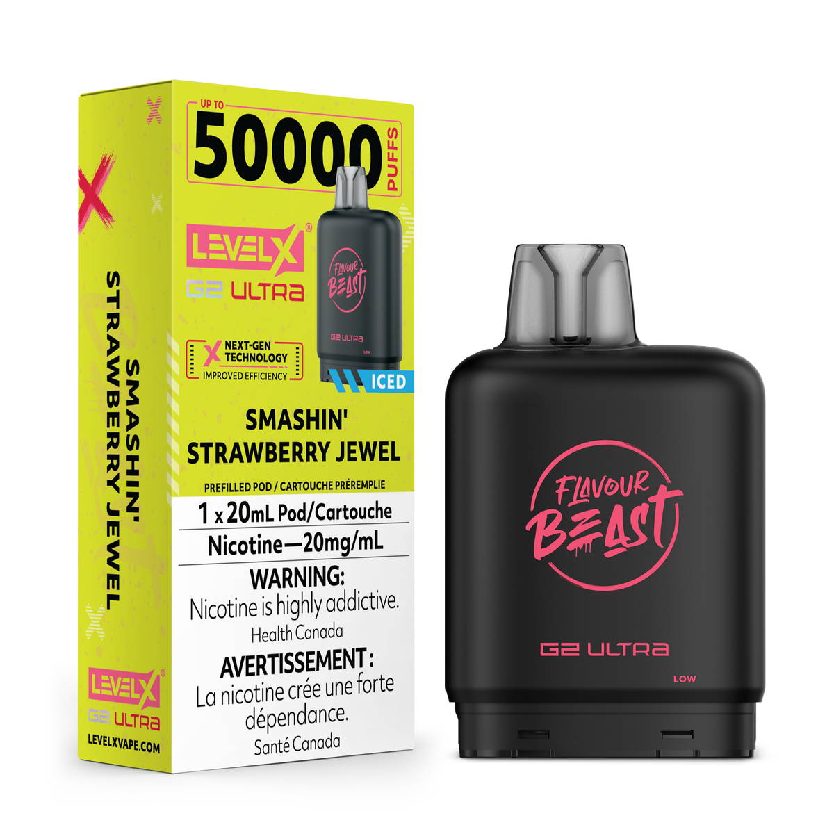 Level X G2 Ultra Pod Smashin Strawberry Jewel