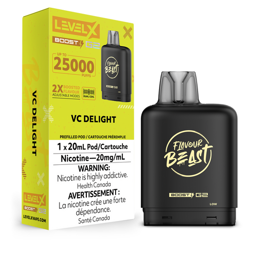 Level X Boost G2 Pod Flavour Beast Vc Delight