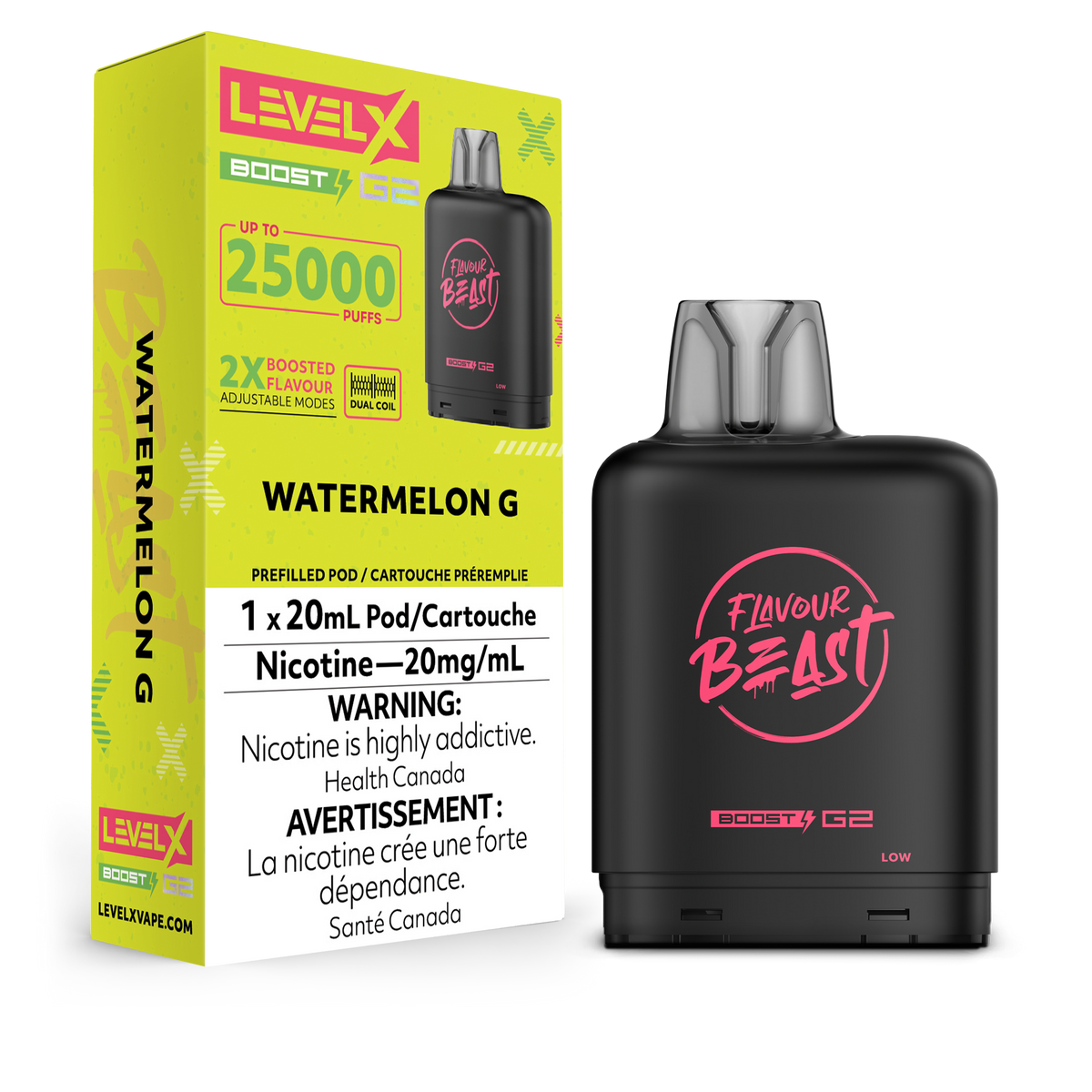 Level X Boost G2 Pod Flavour Beast Watermelon G