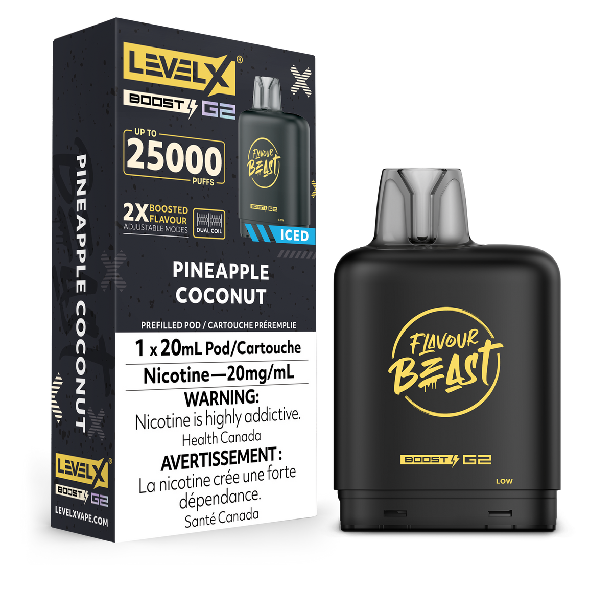 Level X Boost Pod Pineapple Coconut