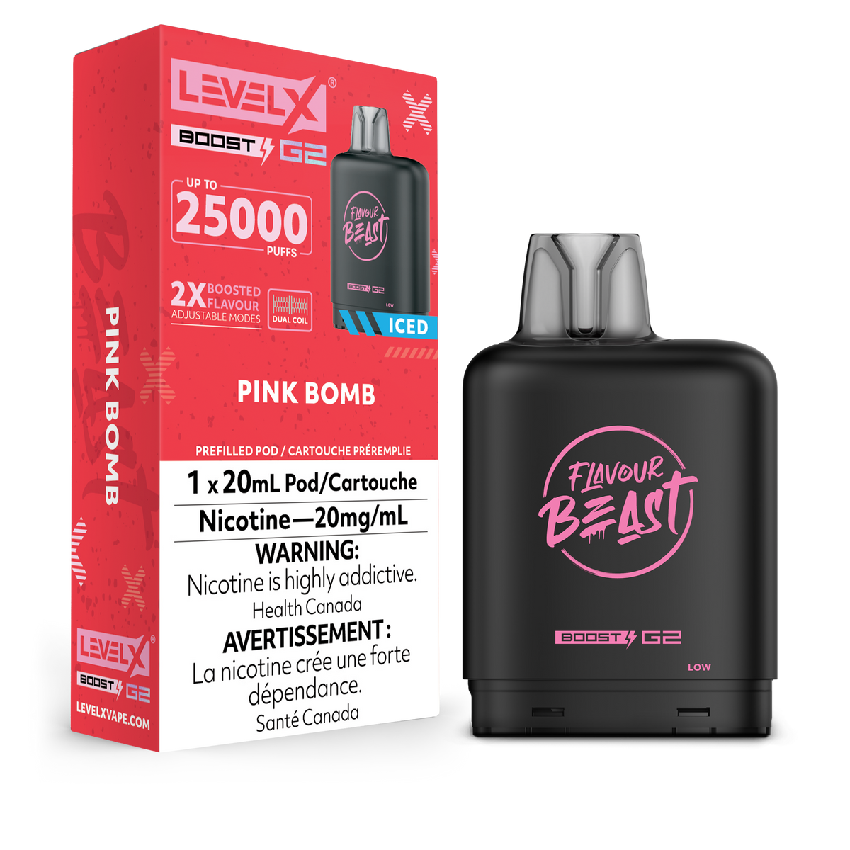 Level X Boost Pod Pink Bomb Iced