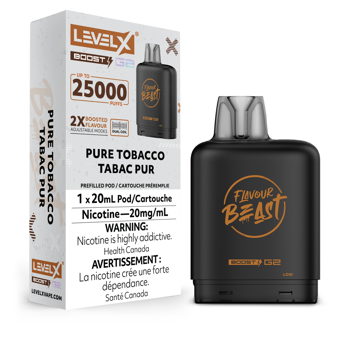 Level X Boost Pod Pure Tobacco