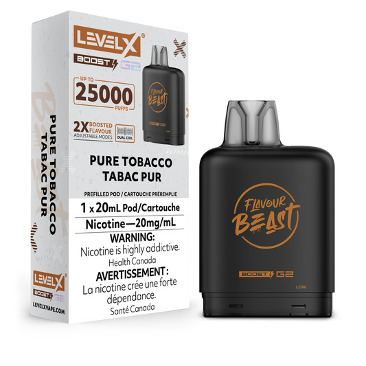 Level X Boost Pod Pure Tobacco