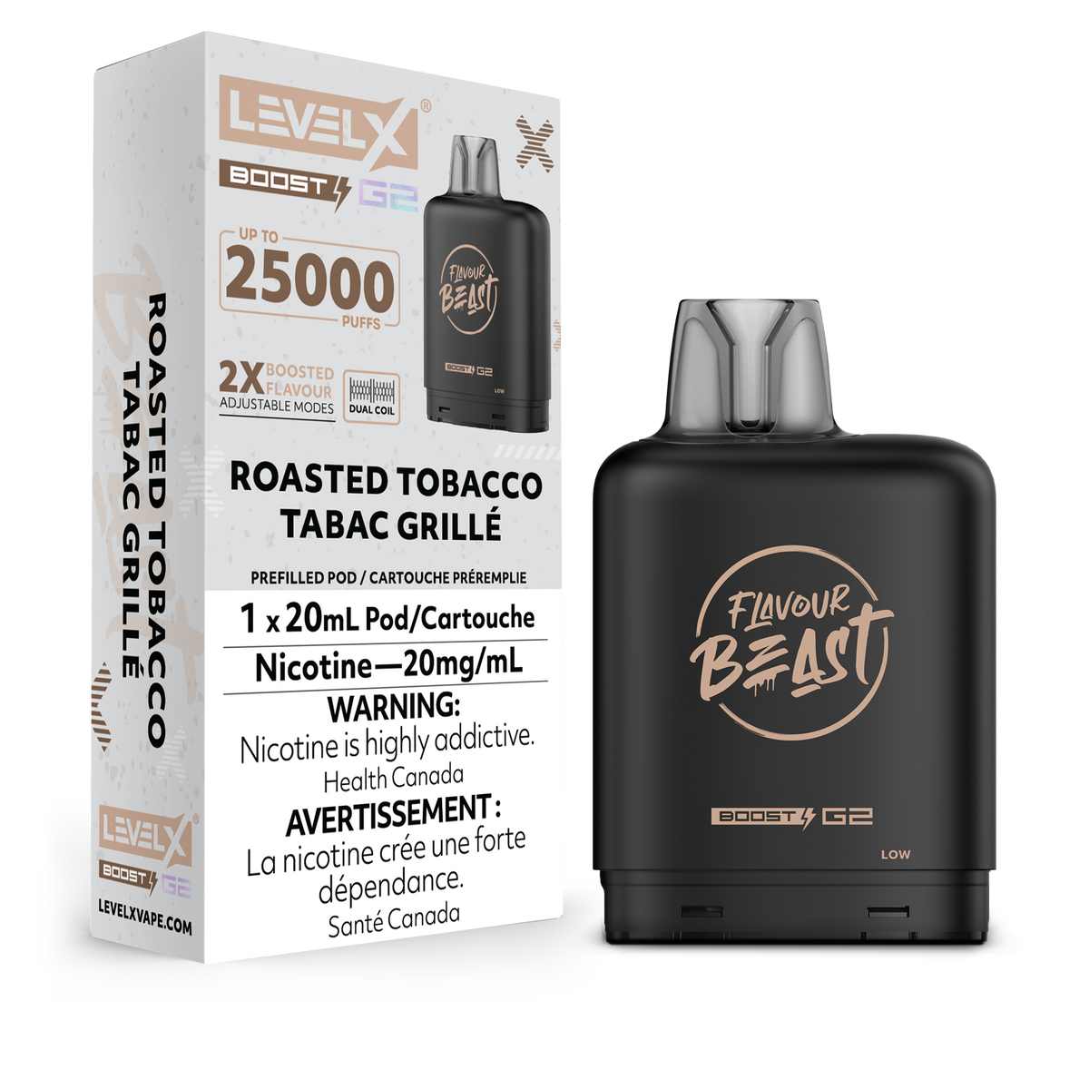 Level X Boost Pod Roasted Tobacco