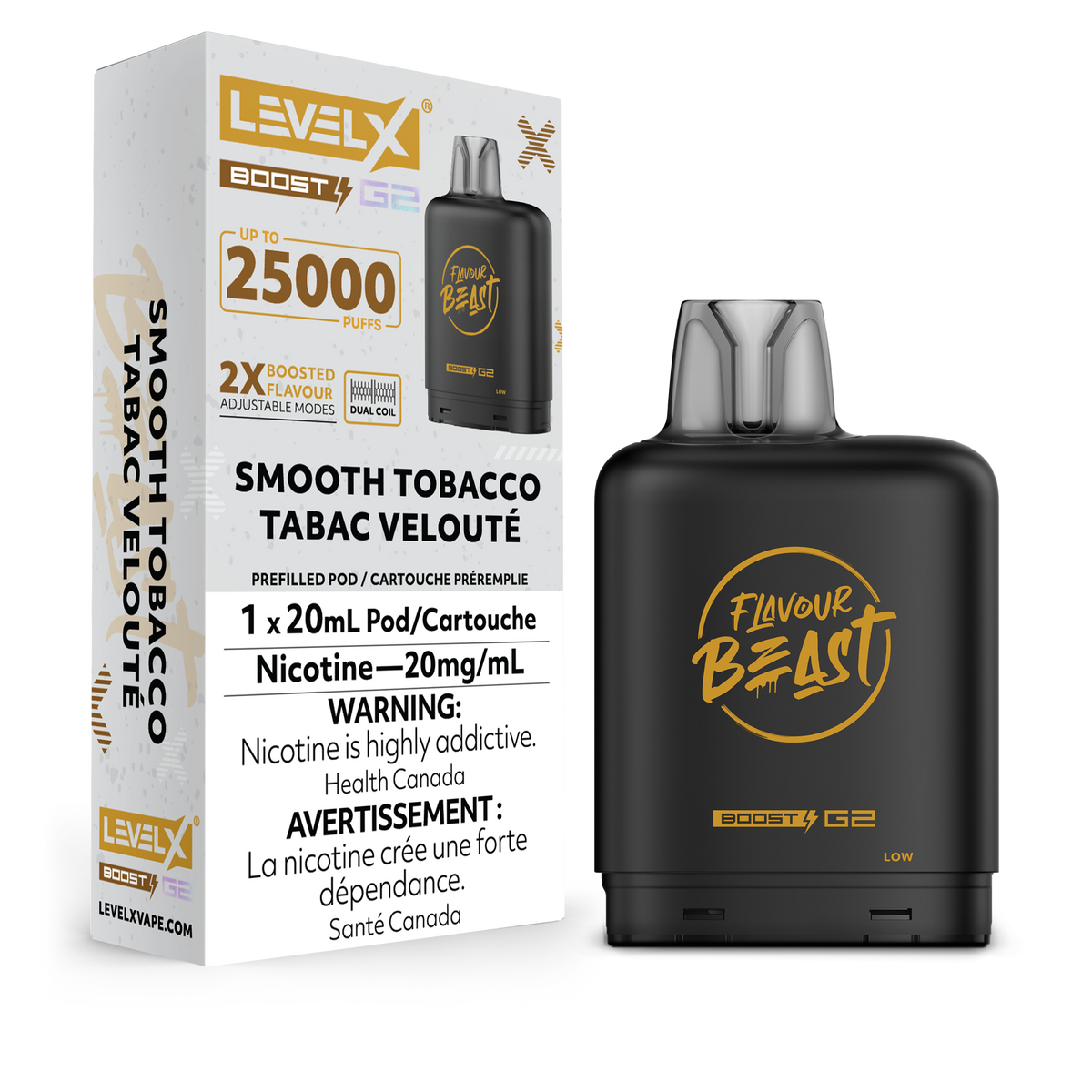 Level X Boost Pod Smooth Tobacco