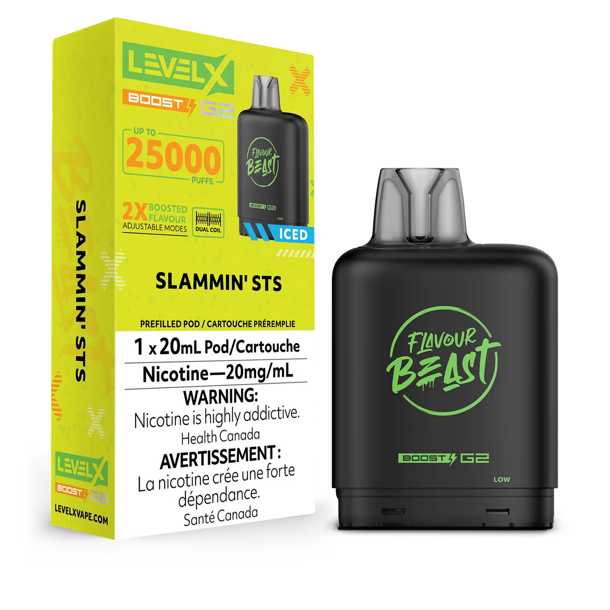 Level X Boost Pod Flavour Beast Slammin Sts Iced