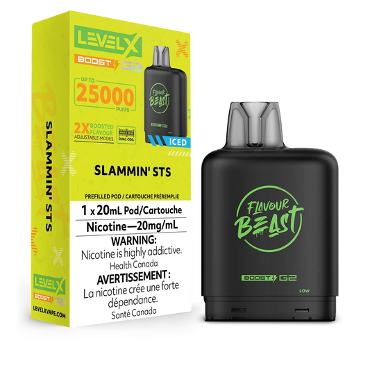 Level X Boost Pod Flavour Beast Slammin Sts Iced