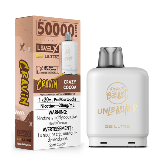 Level X Unleashed G2 Ultra Pod Cravin Crazy Cocoa