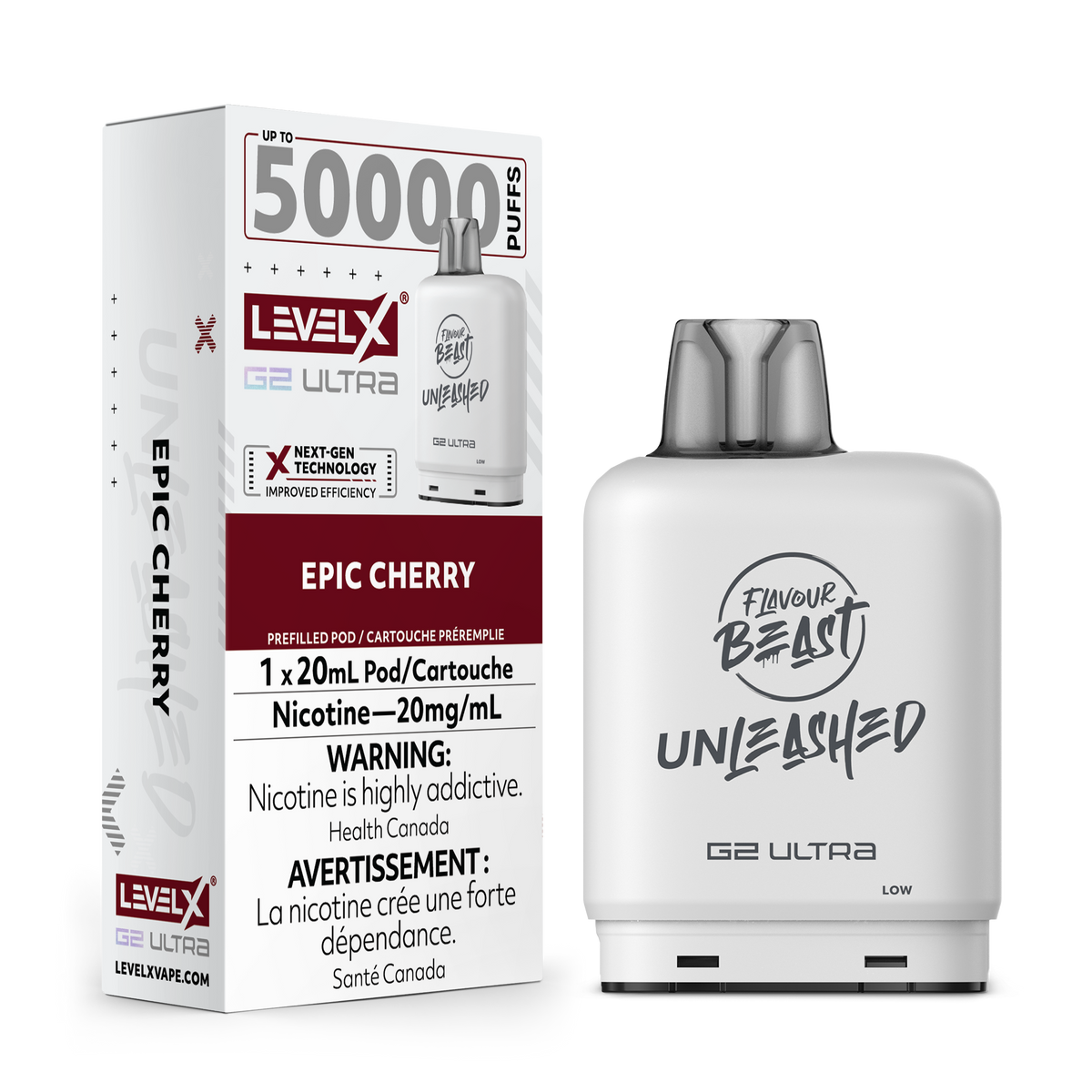 Level X Unleashed G2 Ultra Pod Epic Cherry
