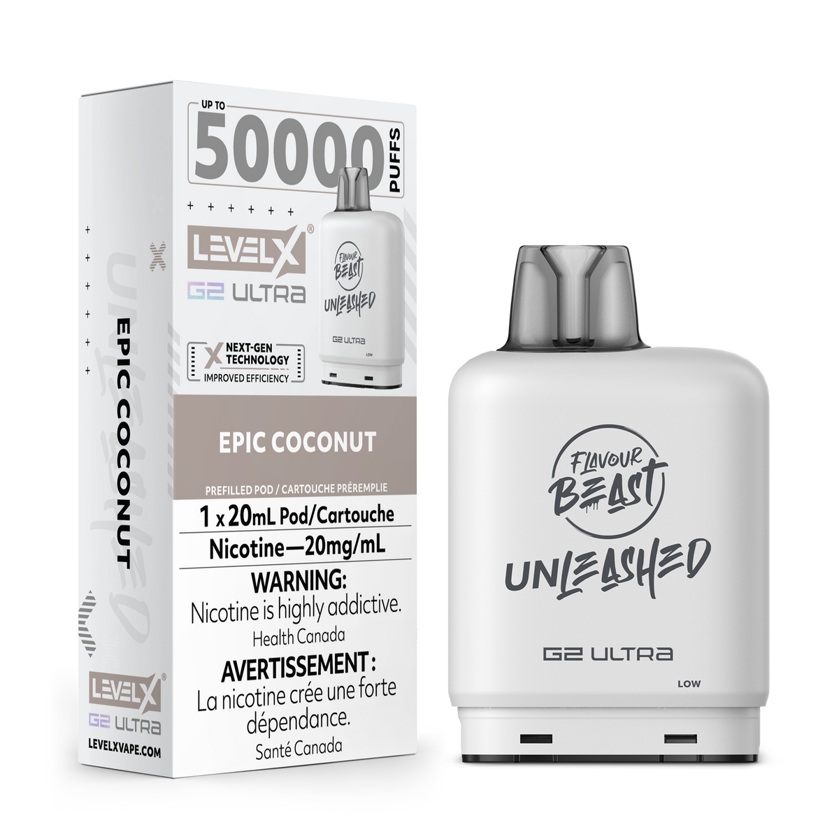 Level X Unleashed G2 Ultra Pod Epic Coconut