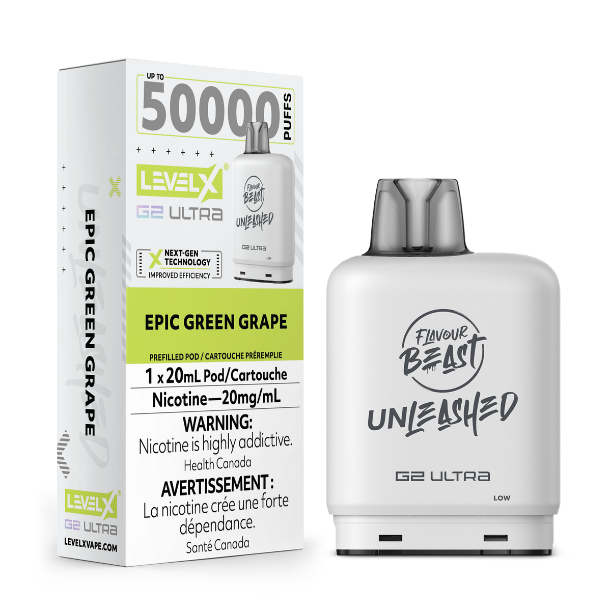 Level X Unleashed G2 Ultra Pod Epic Green Grape