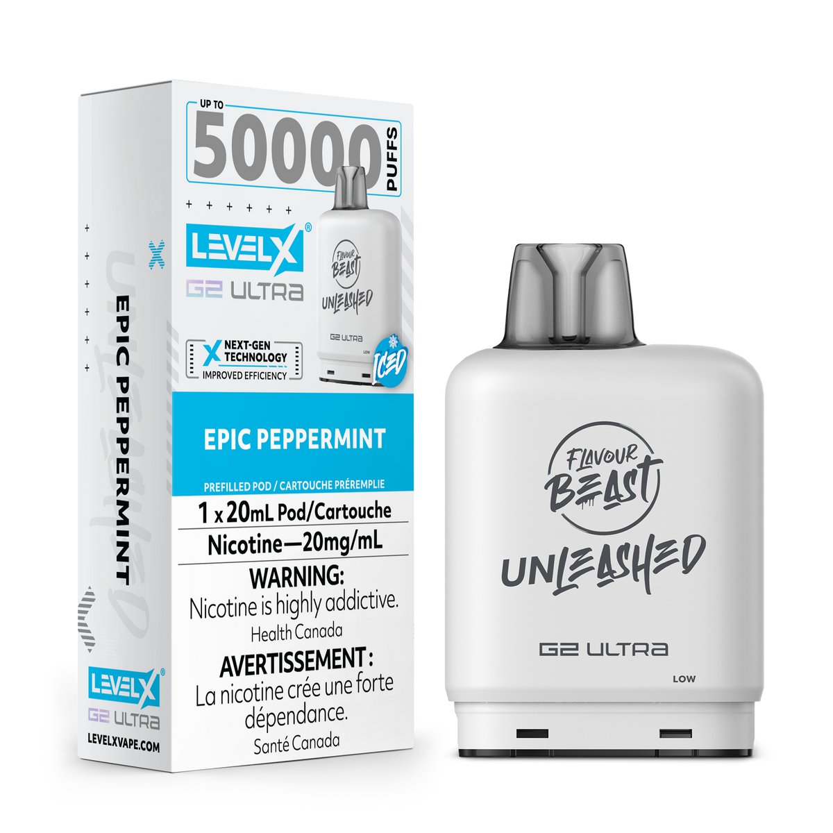 Level X Unleashed G2 Ultra Pod Epic Peppermint