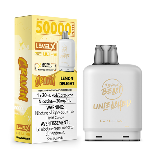 Level X Unleashed G2 Ultra Pod Cravin Lemon Delight