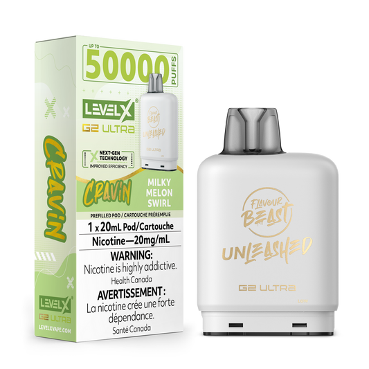 Level X Unleashed G2 Ultra Pod Cravin Milky Melon Swirl