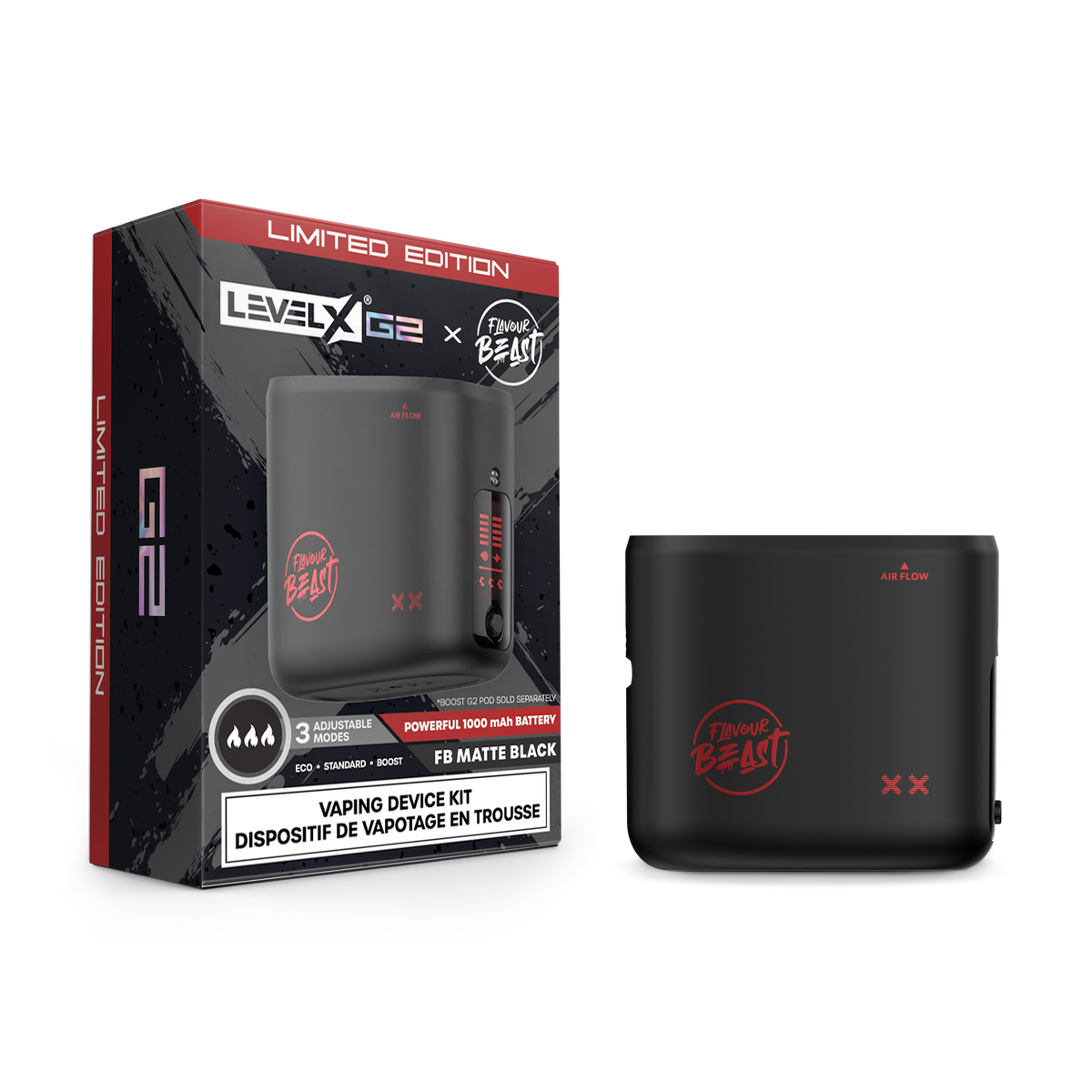 Level X Boost G2 Device Kit 1000 Matte Black