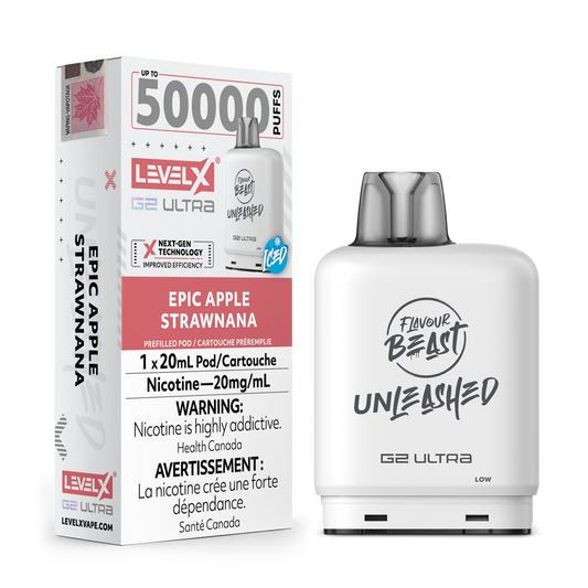 Level X Unleashed G2 Ultra Pod Epic Apple Strawnana Iced