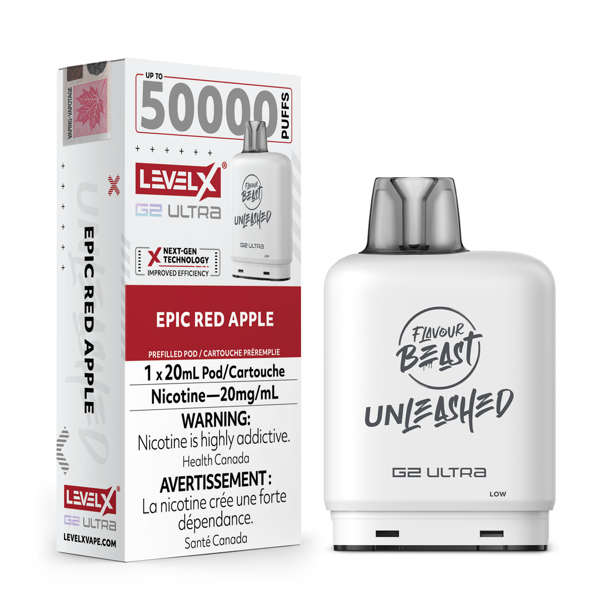 Level X Unleashed G2 Ultra Pod Epic Red Apple